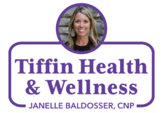 Tiffin Health & Wellness logo, Janelle Baldosser CNP